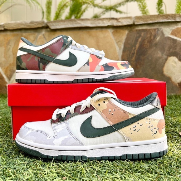 Camo Patterned Sneakers